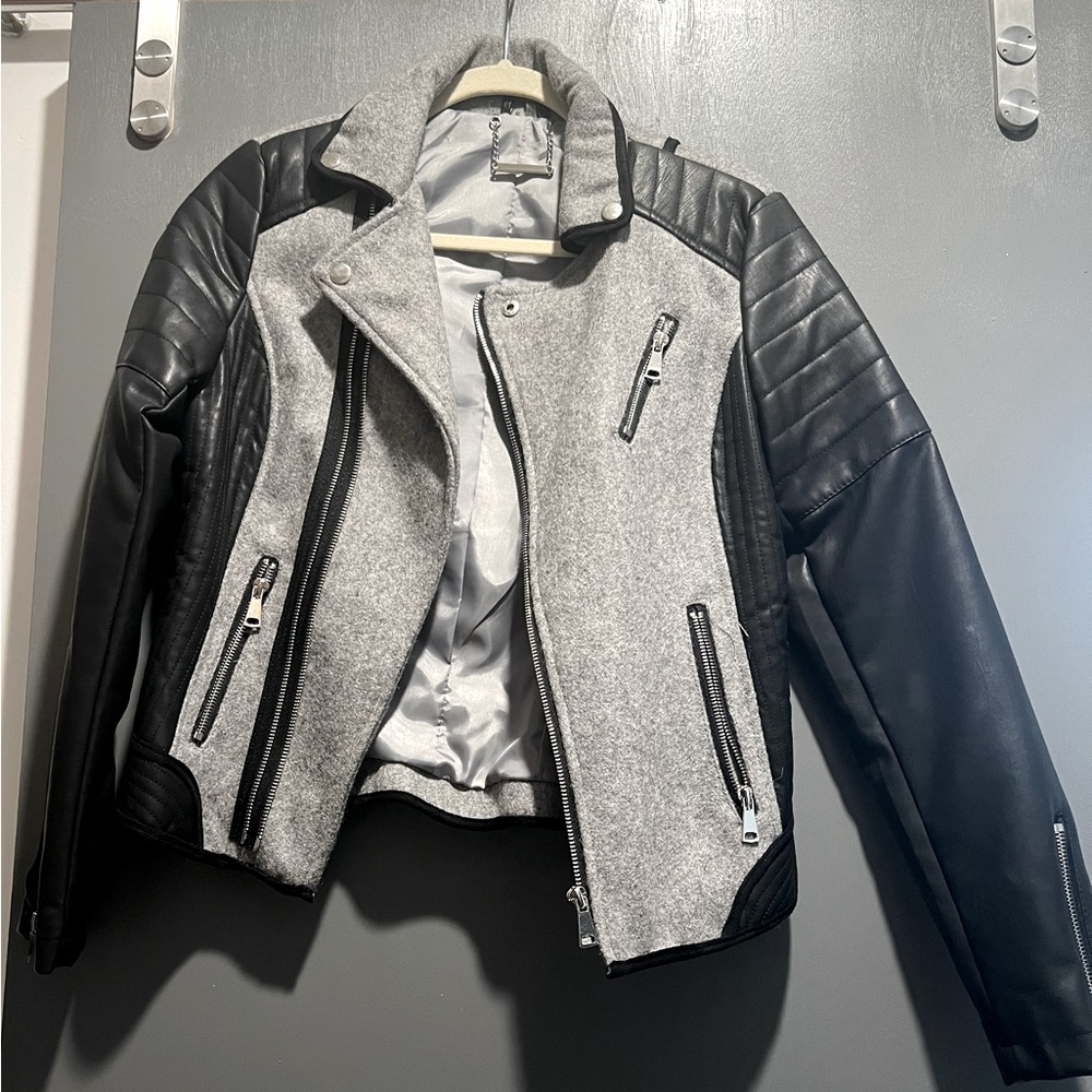 Faux Leather Jacket
